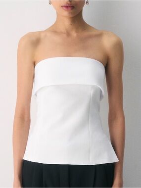 Aritzia Element Tube Top in White